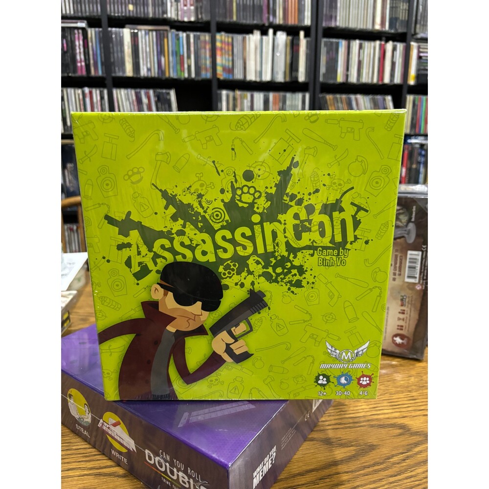 AssassinCon‎ Board Game Brand new sealed Deception Role Play Game